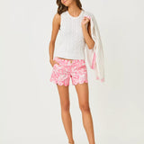 Brockton Crew Neck Sweater TankLILLY PULITZERThe Printed Peach Savannah