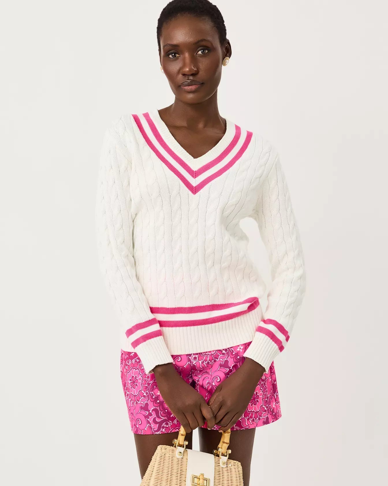 Brockton SweaterLILLY PULITZERThe Printed Peach Savannah