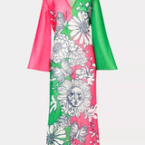 Perry Long Sleeve Maxi Cover-Up