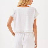 Azzi Terry Cover-Up Top
