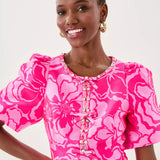 Britnee Beaded Jacquard Shift Dress