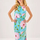 Gracelyn Halter Midi Dress