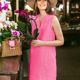 Kavalla Linen Shift Dress