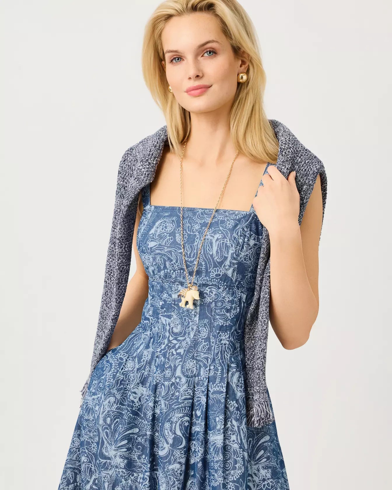 Calloway Midi DressLILLY PULITZERThe Printed Peach Savannah