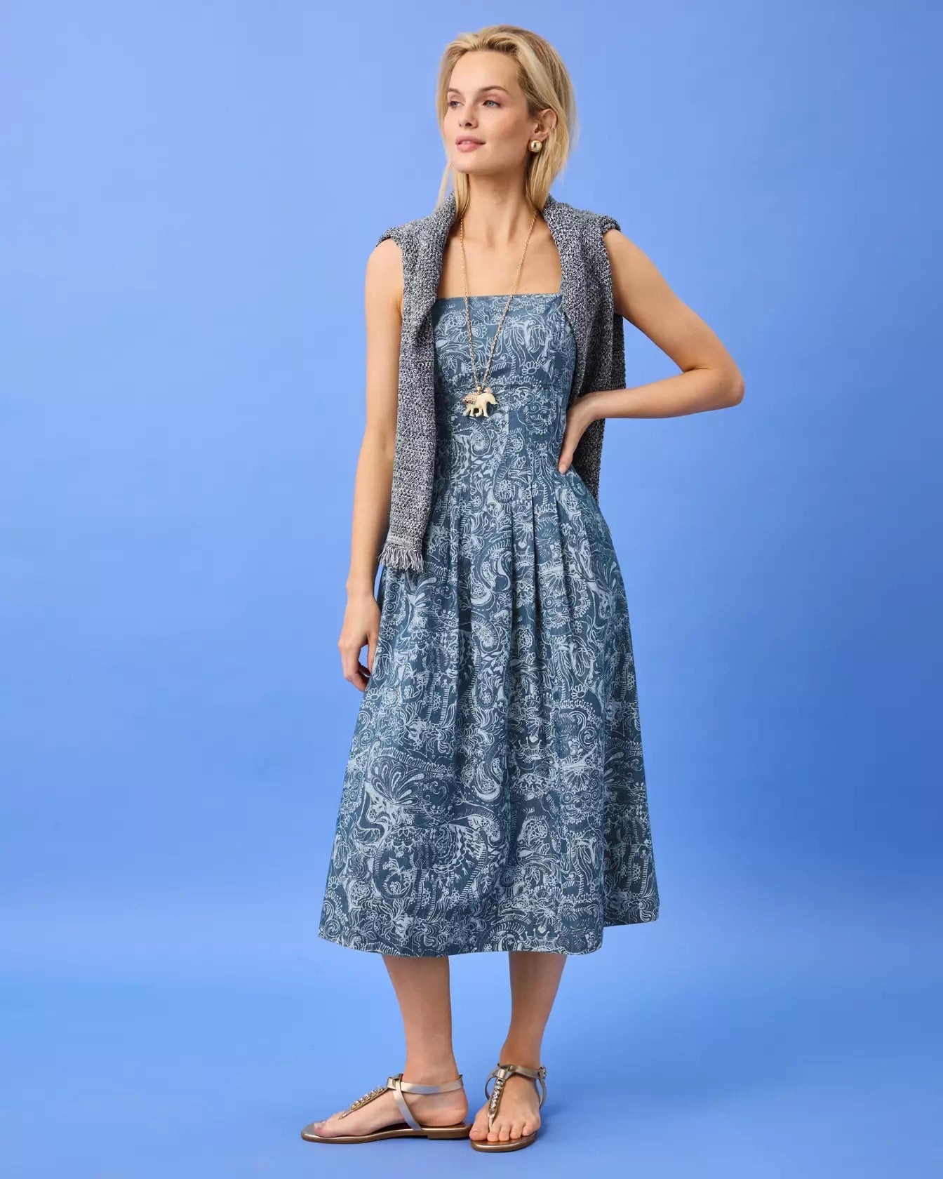 Calloway Midi DressLILLY PULITZERThe Printed Peach Savannah