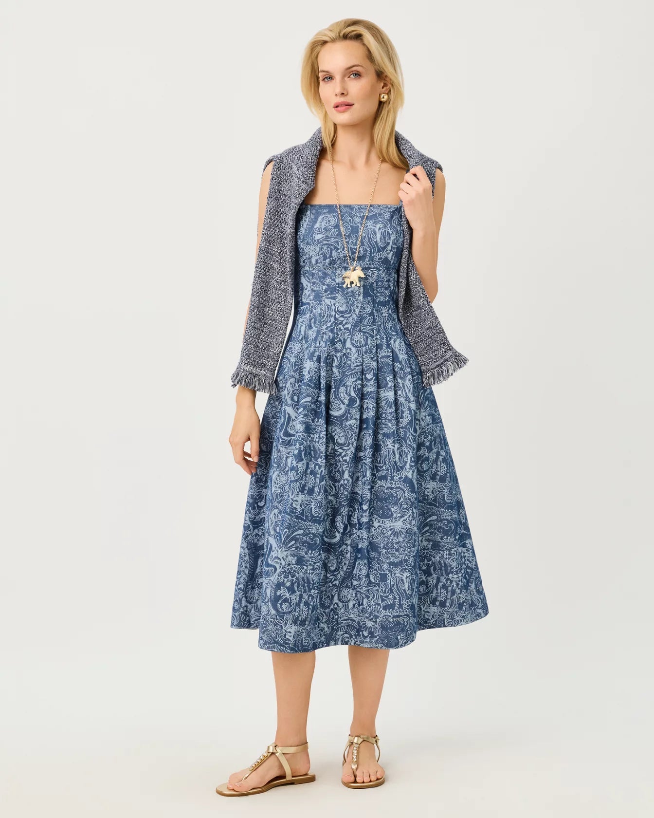Calloway Midi DressLILLY PULITZERThe Printed Peach Savannah