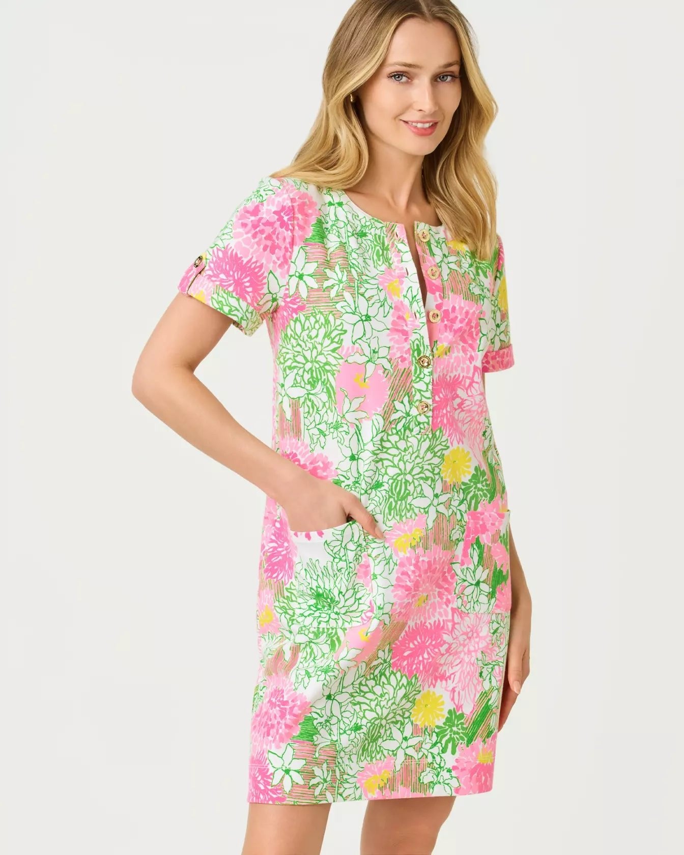 Cameron DressWomen - DressesLILLY PULITZERThe Printed Peach Savannah