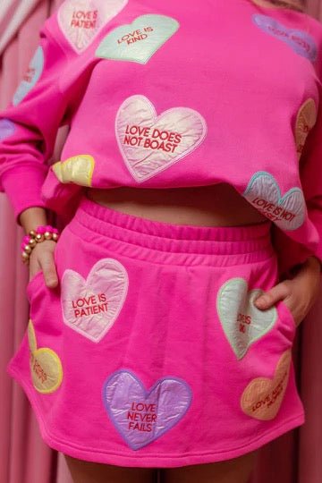 Candy Heart SkortHeartland Retail ItemsBrianna CannonThe Printed Peach Savannah