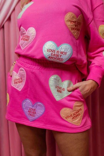 Candy Heart SkortHeartland Retail ItemsBrianna CannonThe Printed Peach Savannah