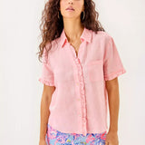 Carden Ruffle TopHeartland Retail ItemsLILLY PULITZERThe Printed Peach Savannah