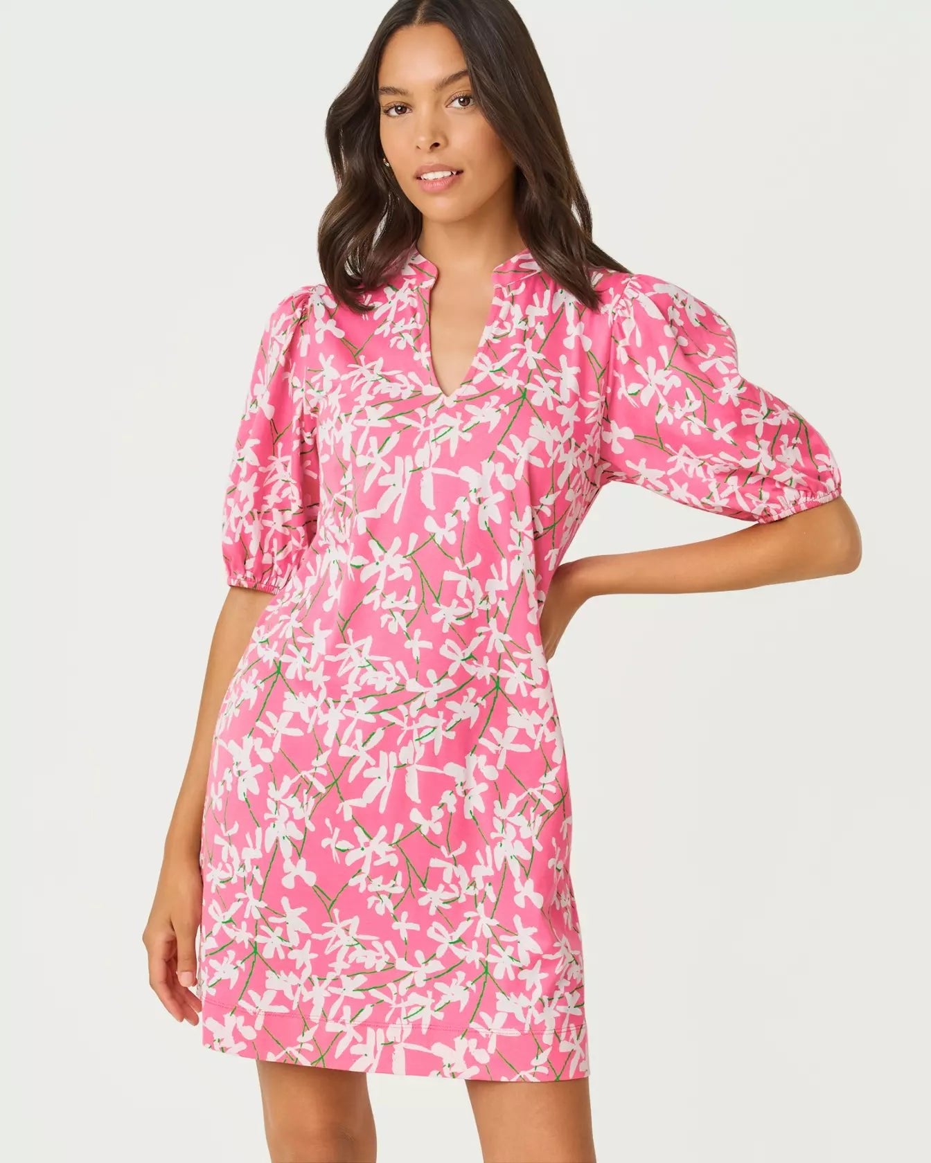 Carey DressWomens - DressesLILLY PULITZERThe Printed Peach Savannah