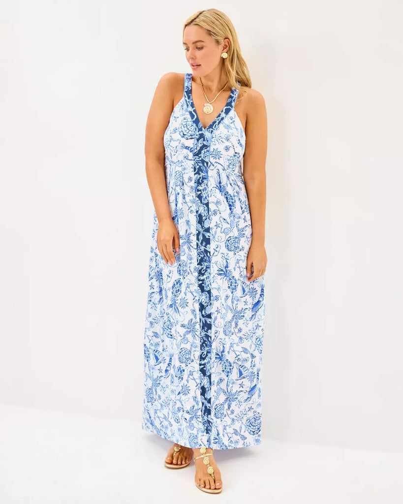 Carmilla Maxi DressHeartland Retail ItemsLILLY PULITZERThe Printed Peach Savannah