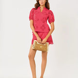 Castine Short Sleeve TopWomen - Tops - BlousesLILLY PULITZERThe Printed Peach Savannah