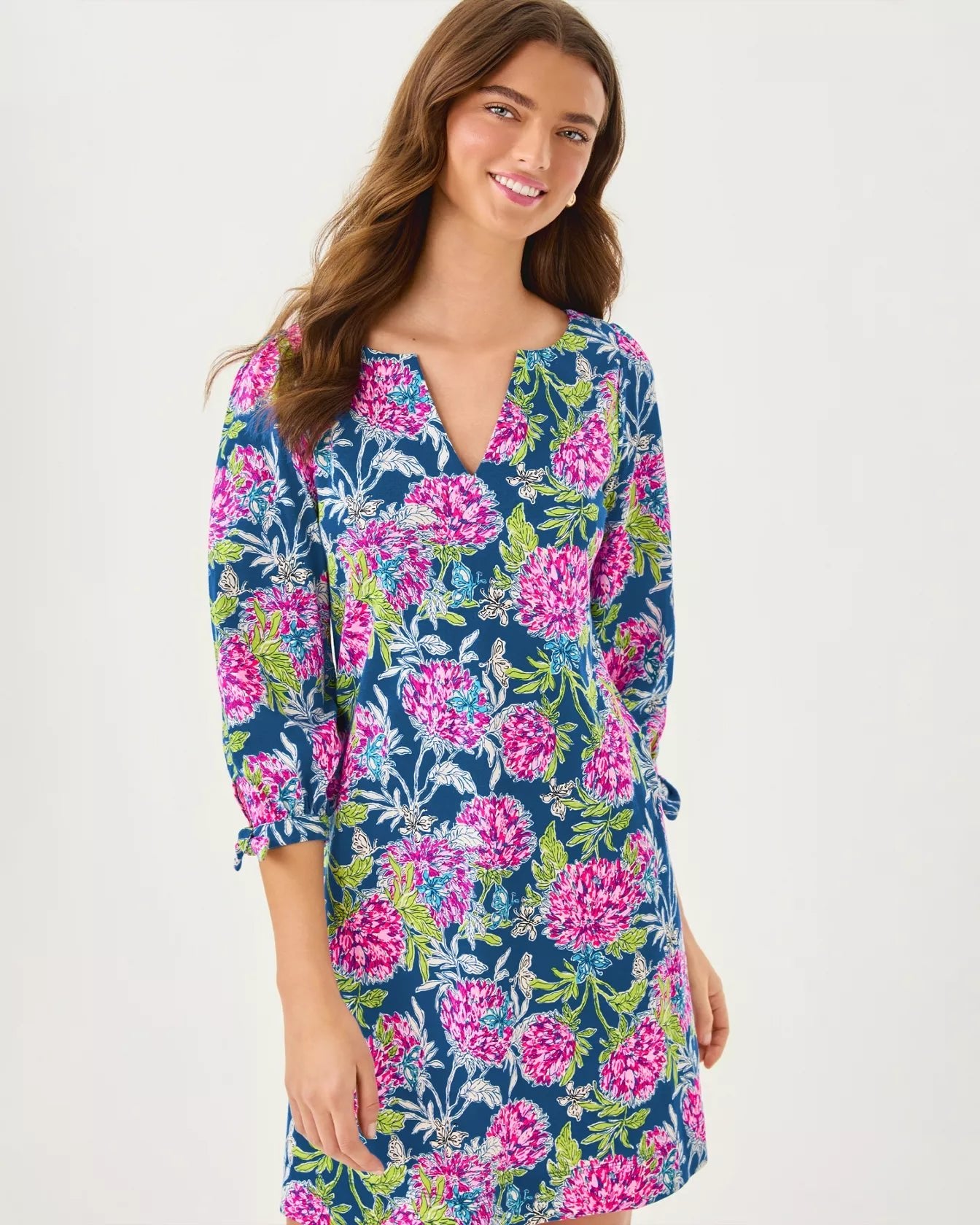 Cath DressWomens - Dresses - A - Line/Easy DressesLILLY PULITZERThe Printed Peach Savannah