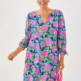 Cath DressWomens - Dresses - A - Line/Easy DressesLILLY PULITZERThe Printed Peach Savannah