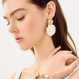 Summer Shorelines Raffia Earrings