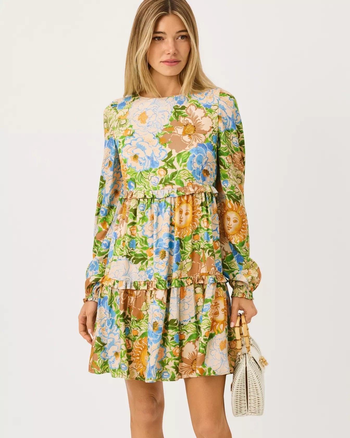 Cecile DressWomen - Dresses - Swing DressesLILLY PULITZERThe Printed Peach Savannah
