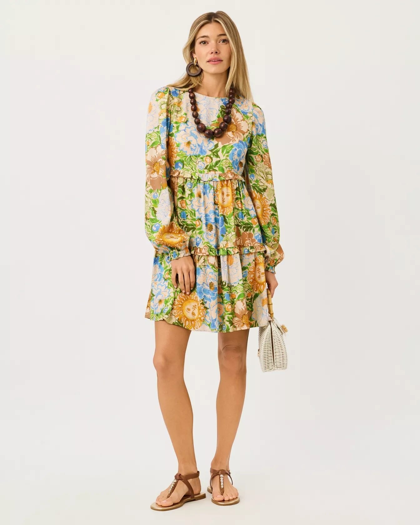 Cecile DressWomen - Dresses - Swing DressesLILLY PULITZERThe Printed Peach Savannah