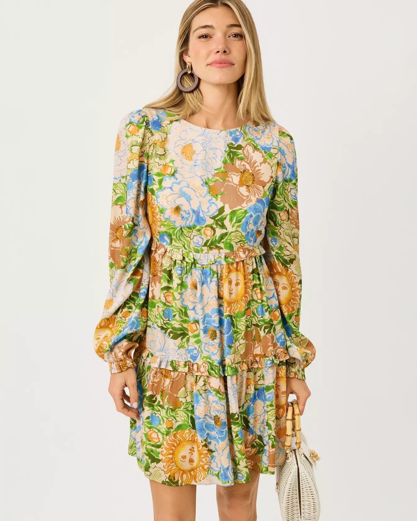 Cecile DressWomen - Dresses - Swing DressesLILLY PULITZERThe Printed Peach Savannah