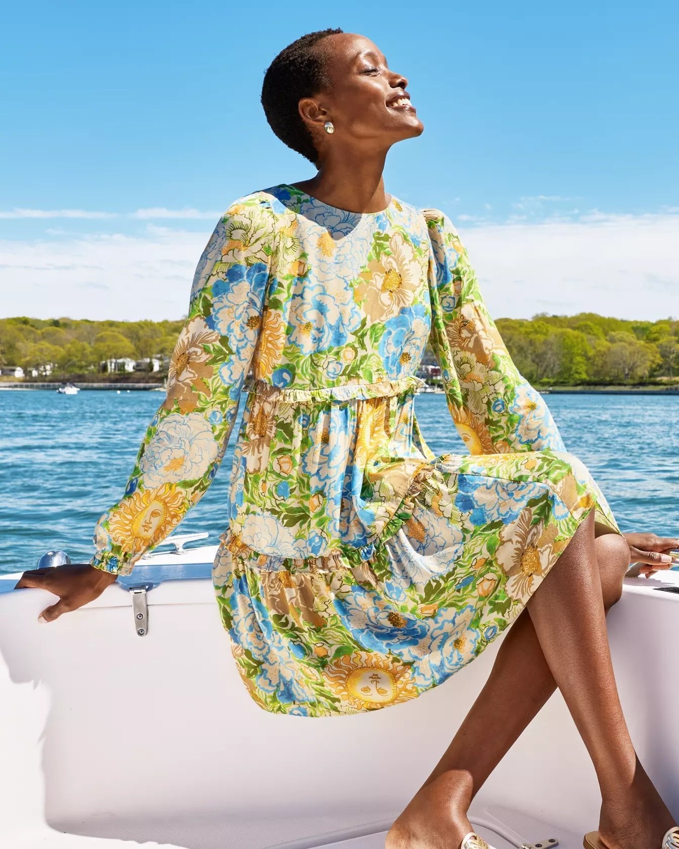 Cecile DressWomen - Dresses - Swing DressesLILLY PULITZERThe Printed Peach Savannah