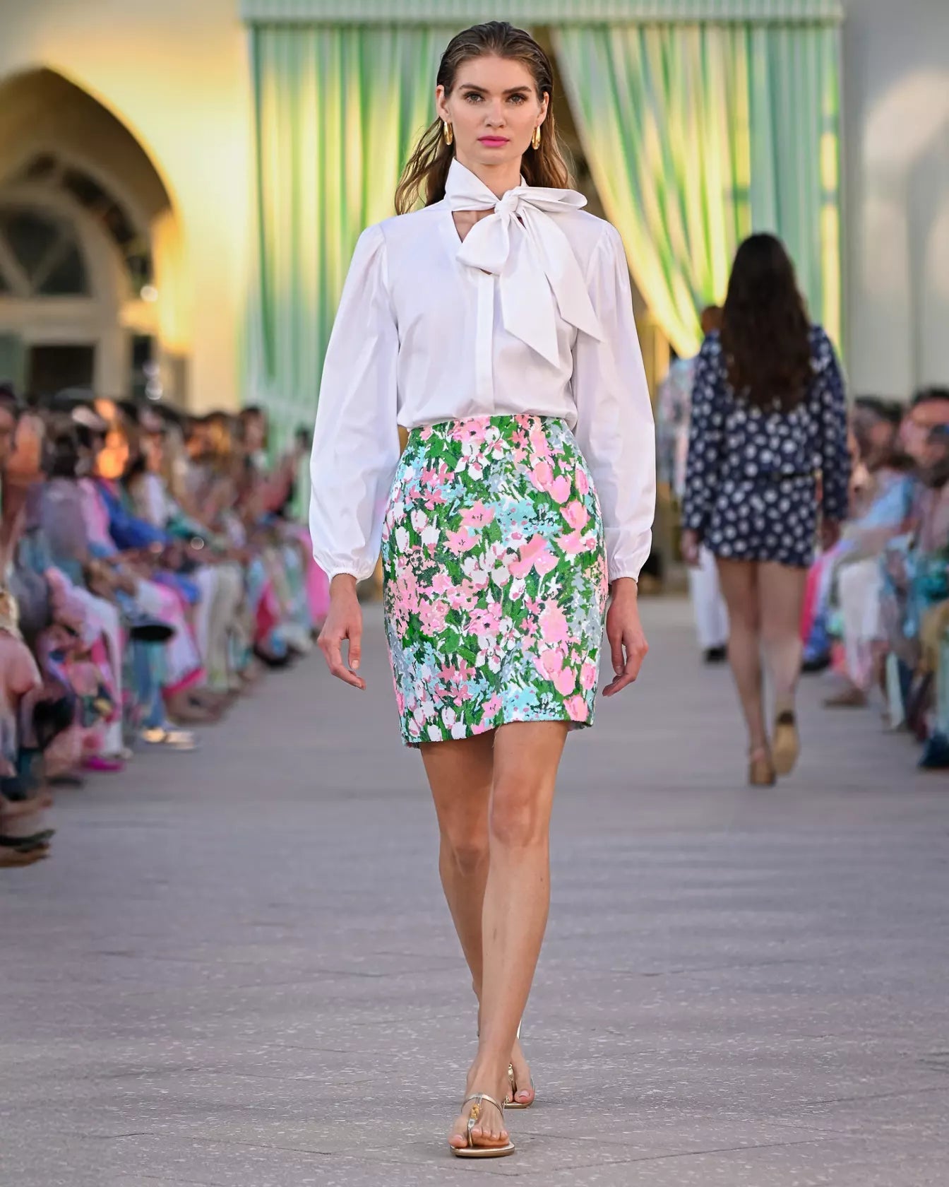 Charo Sequin SkirtLILLY PULITZERThe Printed Peach Savannah