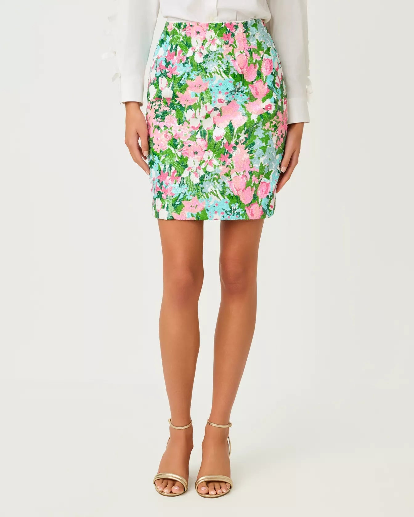 Charo Sequin SkirtLILLY PULITZERThe Printed Peach Savannah