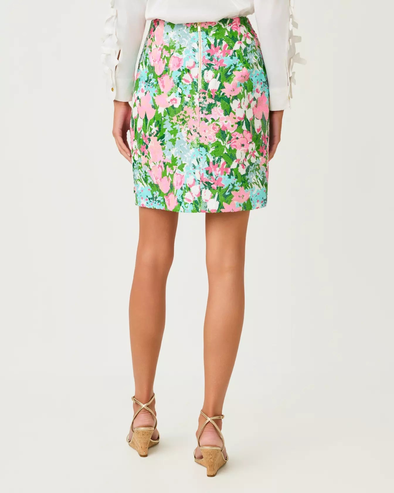 Charo Sequin SkirtLILLY PULITZERThe Printed Peach Savannah