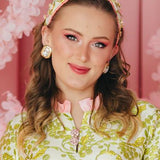 Chartreuse and Blush Jacquard HeadbandHeartland Retail ItemsBrianna CannonThe Printed Peach Savannah