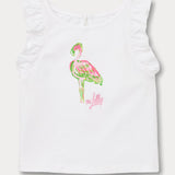 Chickie Ruffle TopGirls - Tops & Bottoms - TopsLILLY PULITZERThe Printed Peach Savannah