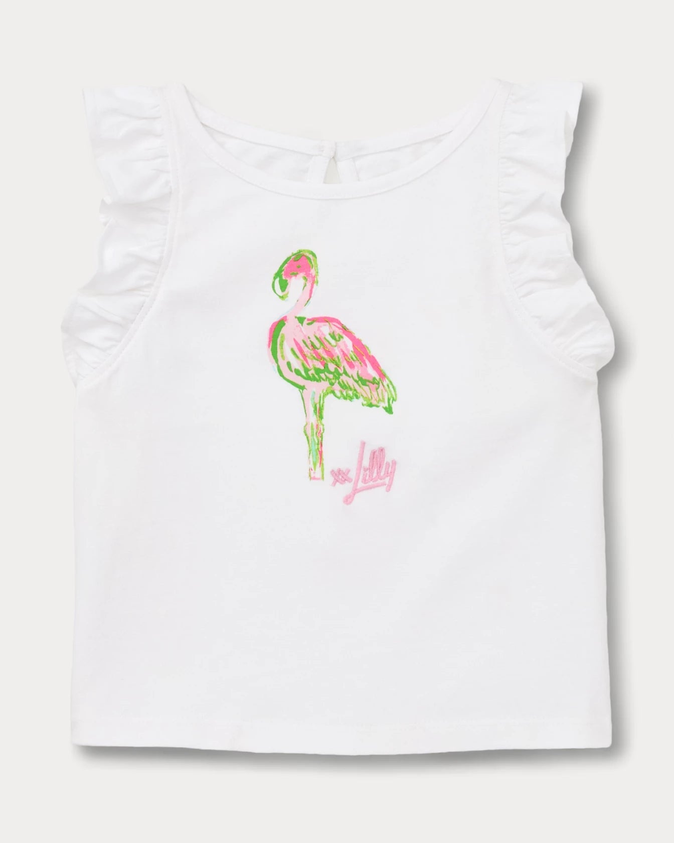 Chickie Ruffle TopGirls - Tops & Bottoms - TopsLILLY PULITZERThe Printed Peach Savannah