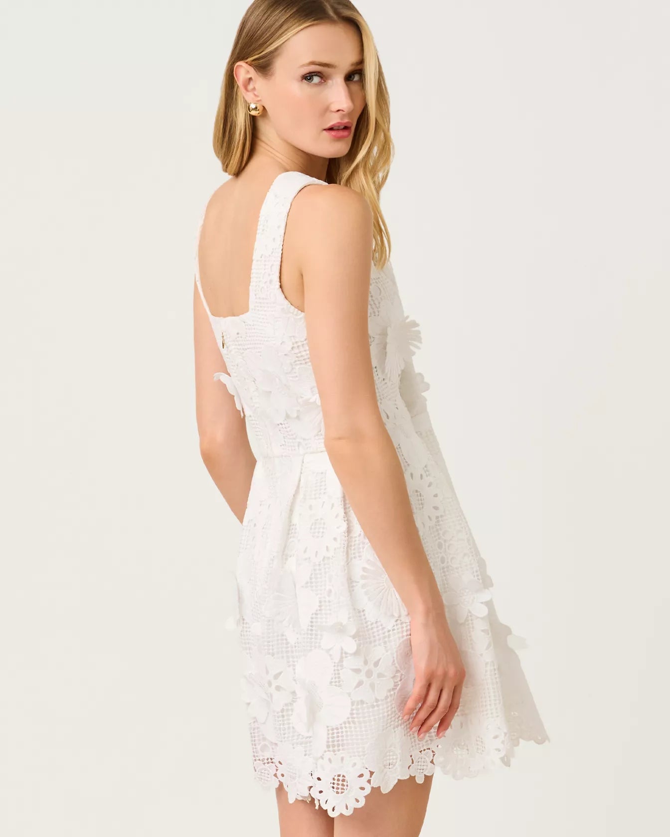 Cindy Skirted Lace RomperLILLY PULITZERThe Printed Peach Savannah