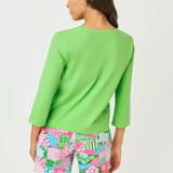 Clairmont 3/4 Sleeved Trimmed Knit TopLILLY PULITZERThe Printed Peach Savannah