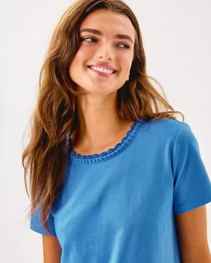 Clairmont Crochet Trimmed Knit TopHeartland Retail ItemsLILLY PULITZERThe Printed Peach Savannah