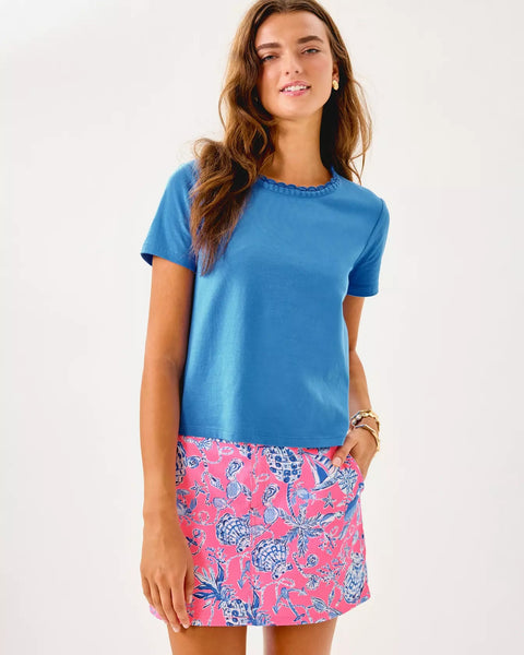 Clairmont Crochet Trimmed Knit TopHeartland Retail ItemsLILLY PULITZERThe Printed Peach Savannah