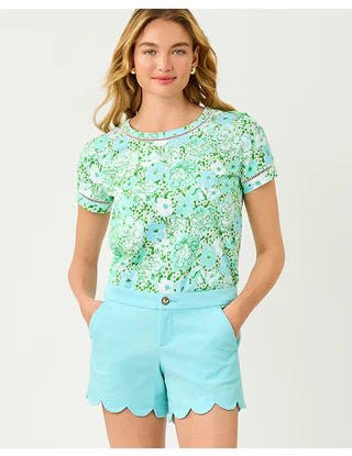 Clairmont Ladder Lace Knit TopWomen - Tops - TeeLILLY PULITZERThe Printed Peach Savannah