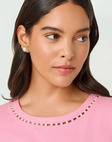 Clairmont Pearl Knit TopWomen - Tops - TeesLILLY PULITZERThe Printed Peach Savannah
