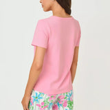 Clairmont Pearl Knit TopLILLY PULITZERThe Printed Peach Savannah