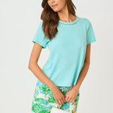 Clairmont Pearl Knit TopLILLY PULITZERThe Printed Peach Savannah