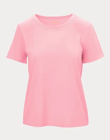 Clairmont Pearl Knit TopWomen - Tops - TeesLILLY PULITZERThe Printed Peach Savannah