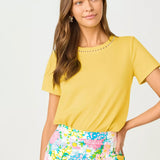 Clairmont Pearl Knit TopLILLY PULITZERThe Printed Peach Savannah
