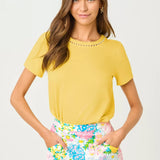 Clairmont Pearl Knit TopLILLY PULITZERThe Printed Peach Savannah