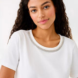 Clairmont Rhinestone Knit TopWomen - Tops - TeesLILLY PULITZERThe Printed Peach Savannah