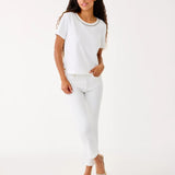 Clairmont Rhinestone Knit TopWomen - Tops - TeesLILLY PULITZERThe Printed Peach Savannah