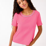 Clairmont Rhinestone Knit TopWomen - Tops - TeesLILLY PULITZERThe Printed Peach Savannah