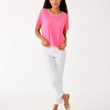 Clairmont Rhinestone Knit TopWomen - Tops - TeesLILLY PULITZERThe Printed Peach Savannah