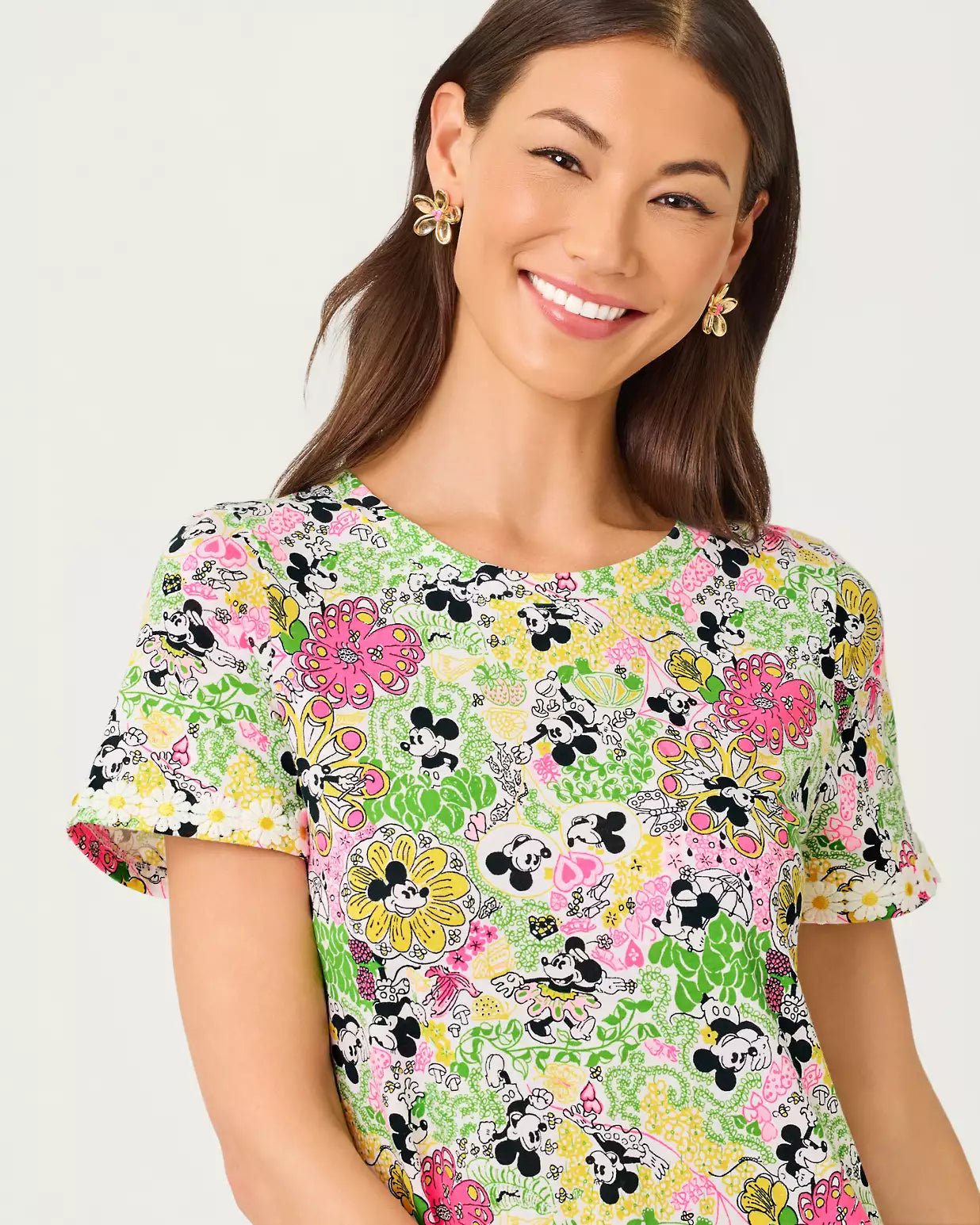 Cody Short Sleeve DressWomen - Dresses - Swing DressesLILLY PULITZERThe Printed Peach Savannah