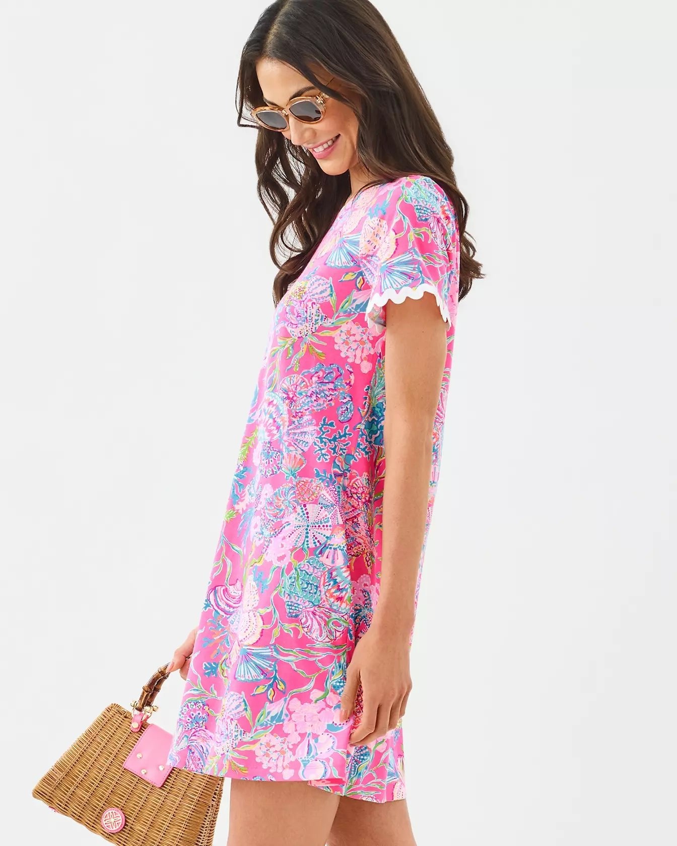 Cody Short Sleeve DressLILLY PULITZERThe Printed Peach Savannah