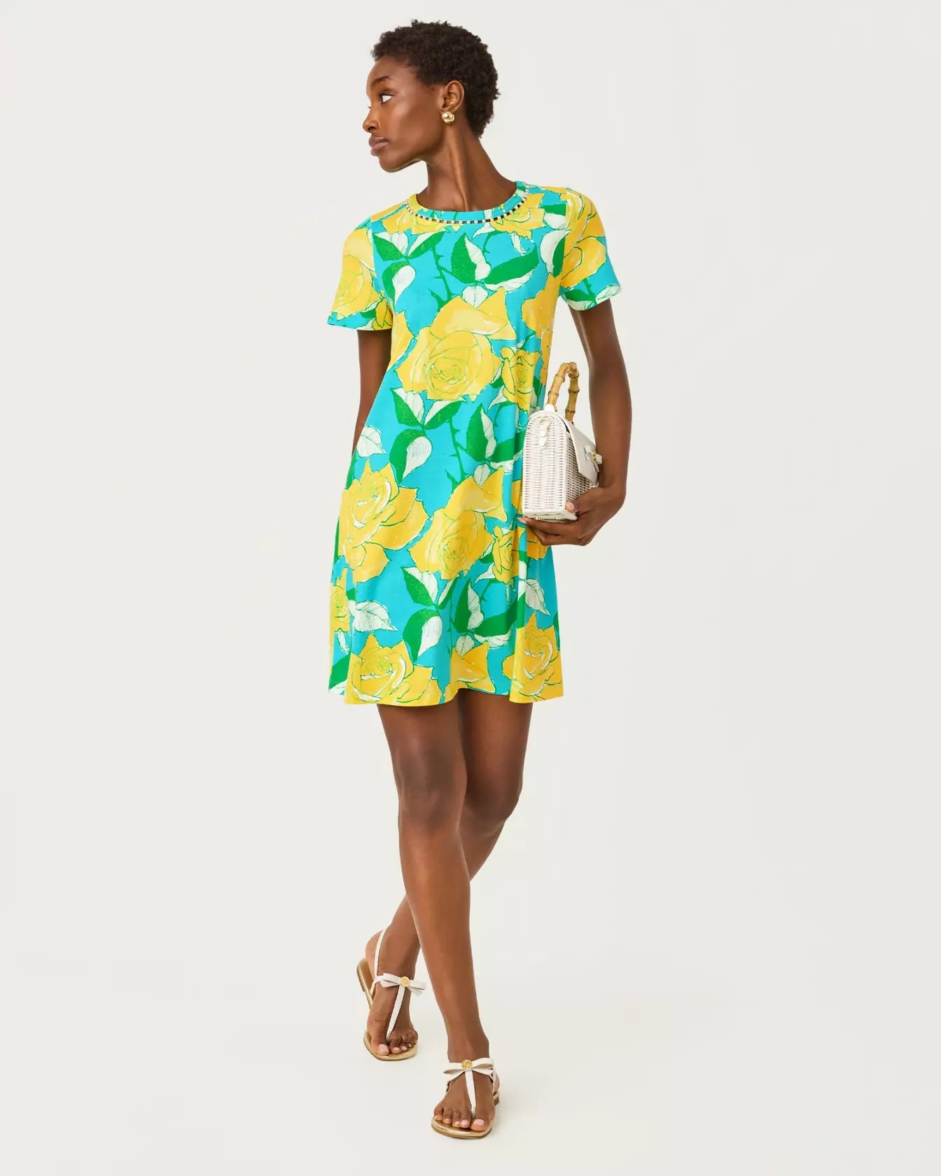 Cody Short Sleeve DressWomen - DressesLILLY PULITZERThe Printed Peach Savannah