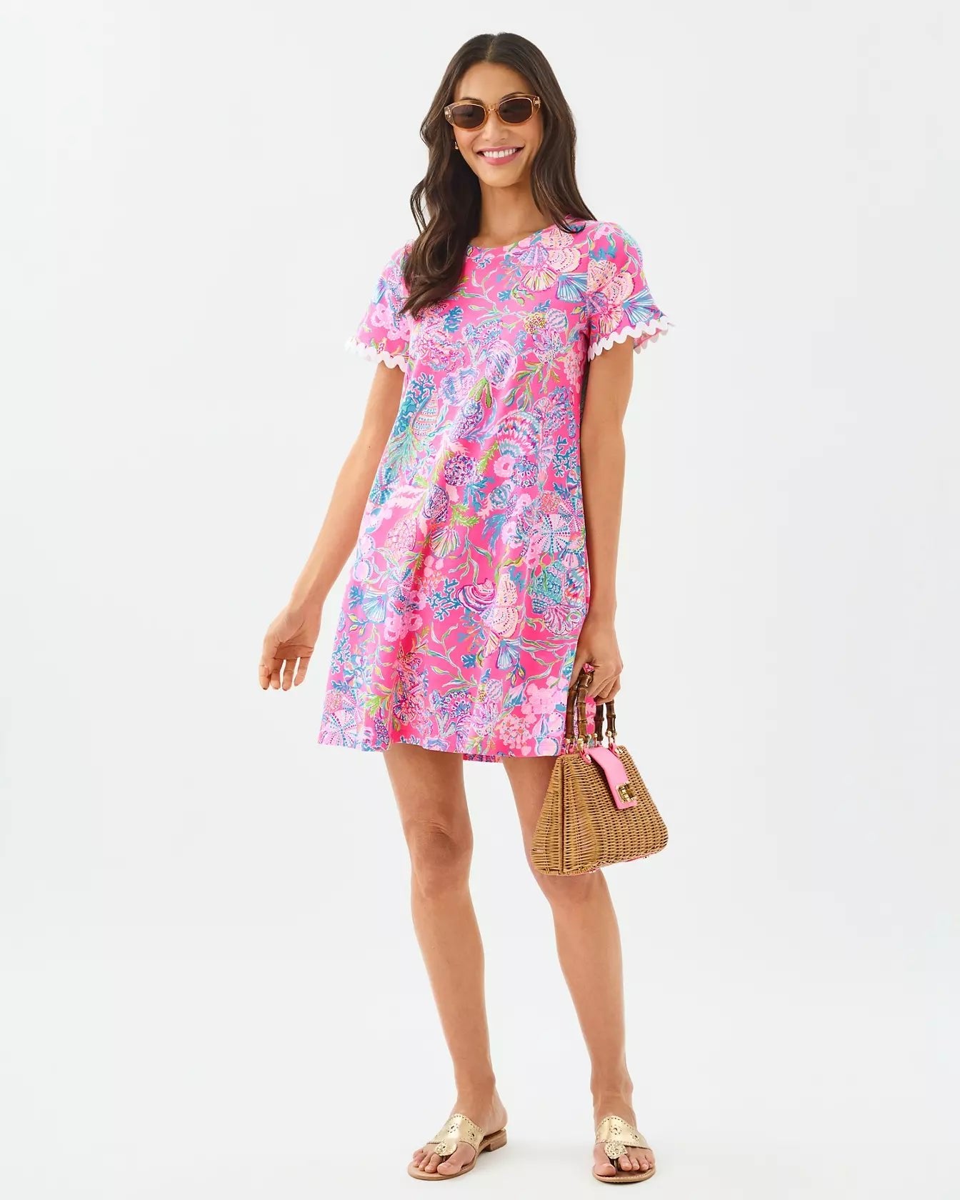 Cody Short Sleeve DressLILLY PULITZERThe Printed Peach Savannah