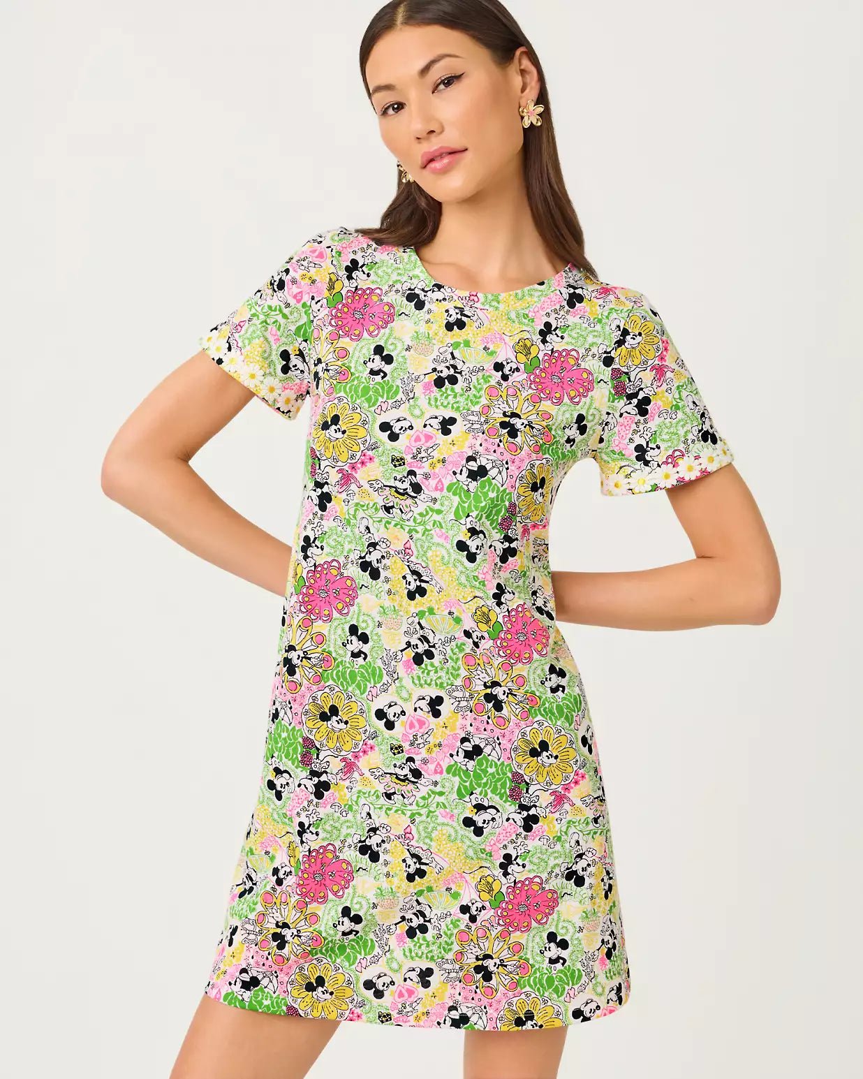 Cody Short Sleeve DressWomen - Dresses - Swing DressesLILLY PULITZERThe Printed Peach Savannah